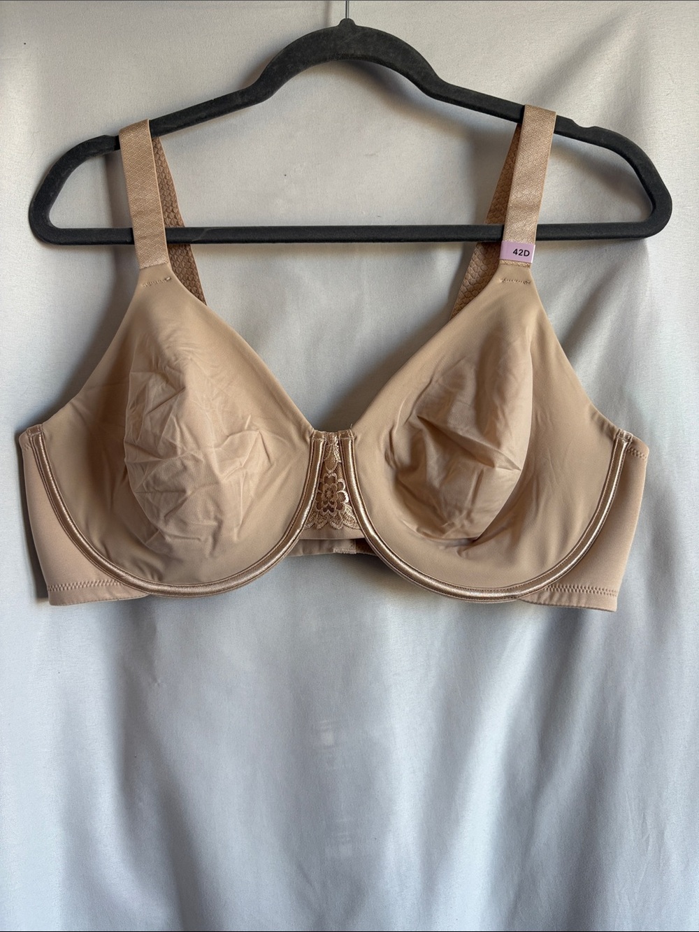 Vanity Fair Beige Full Coverage Underwire Bra